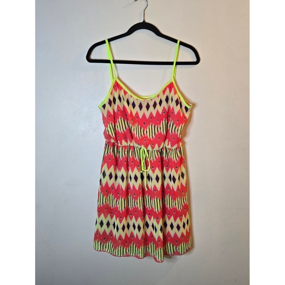 Y2k Neon Deb Dress Large